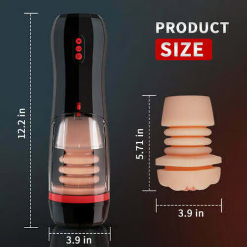 POWERFUL Lifelike Automatic Sucking Male Masturbation Cup