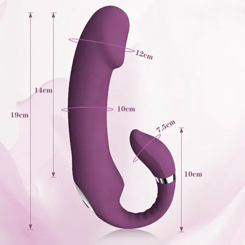 3 IN 1 G-Spot Heating Vibrator Clit Rubbing Massager