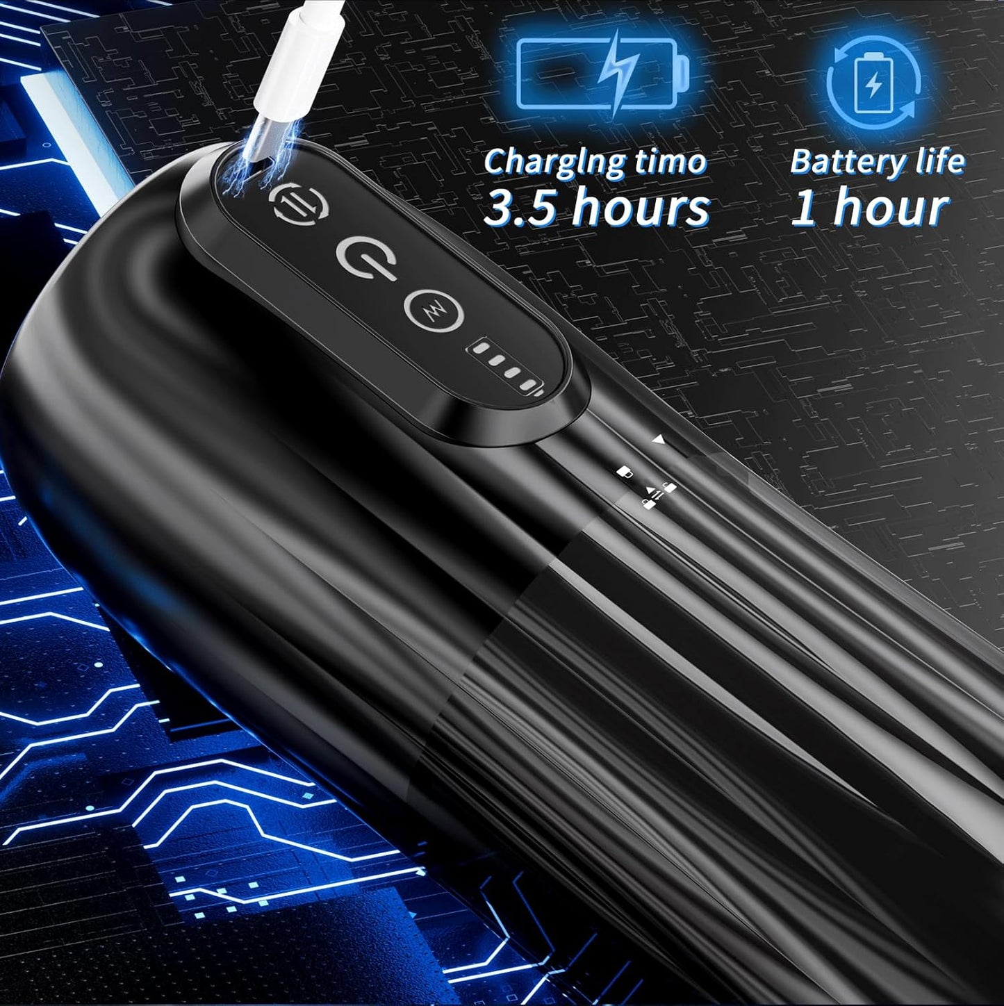 Master - Hands-Free Electric Masturbator for Men with 10 Thrusting Rotating Vibrating Modes