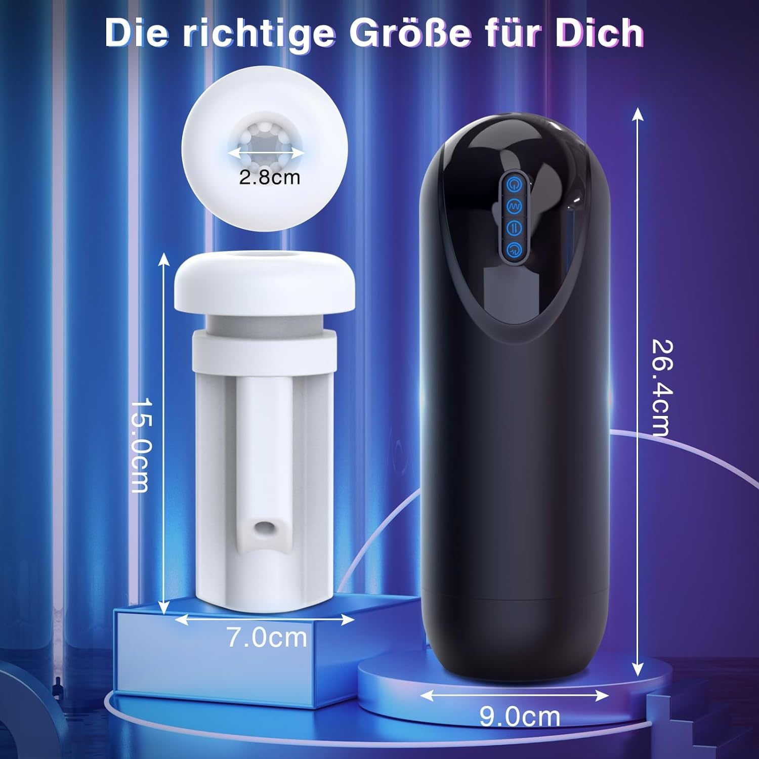 3-in-1 Automatic Male Masturbator Cup – Suction • Vibration • Heating High-Tech Sleeve