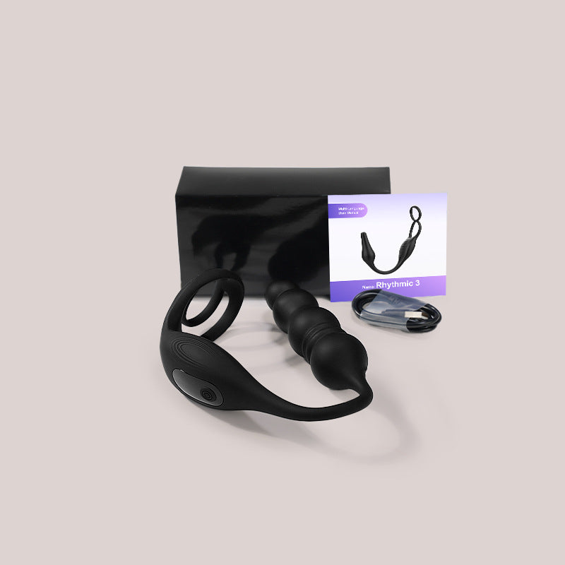 App-Controlled Dual Stimulation Plug & Ring – Personalized Prostate Massager