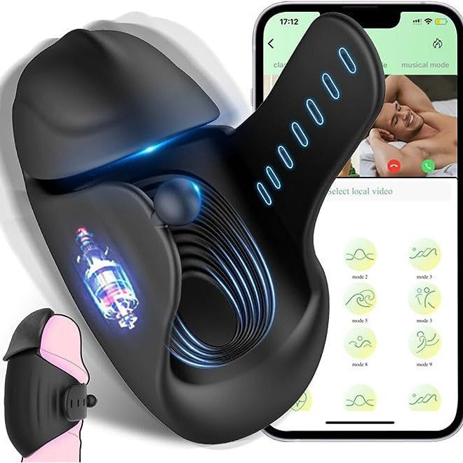 Penis Vibration Exerciser Head Trainer Adult Male Sex Toys
