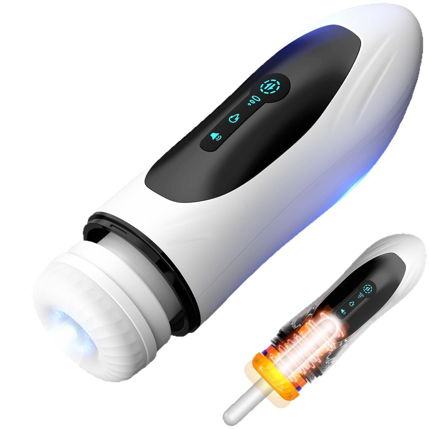 5 Vibrating 4 Sucking Men's Masturbation Cup Electric with Female Moans