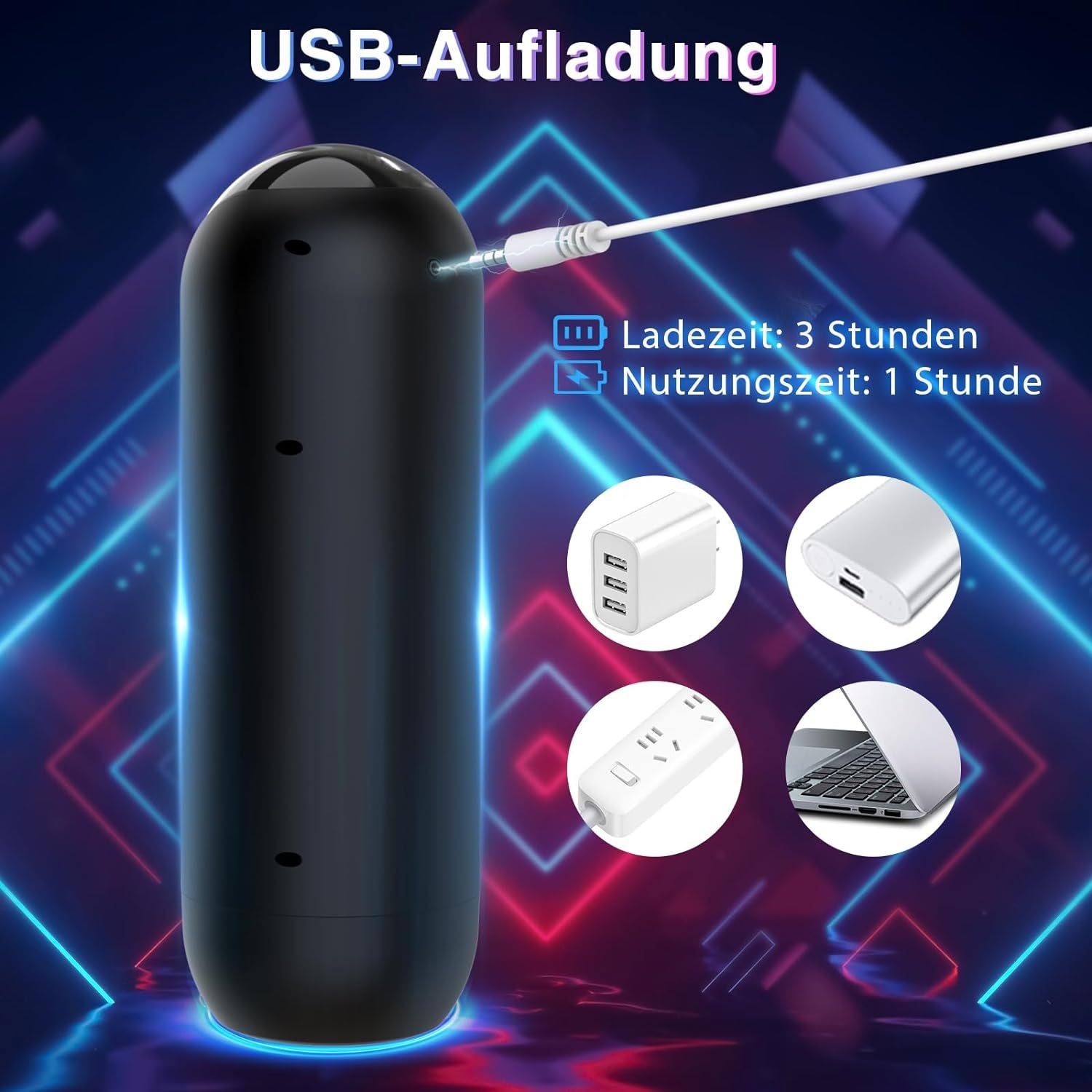 3-in-1 Automatic Male Masturbator Cup – Suction • Vibration • Heating High-Tech Sleeve