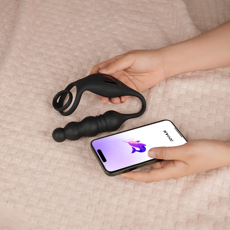 App-Controlled Dual Stimulation Plug & Ring – Personalized Prostate Massager