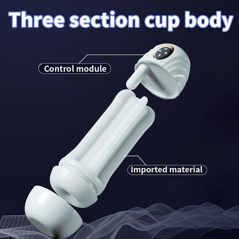 3D Automatic Male Masturbator Cup - 360° Suction, Vibration & Deep Throat