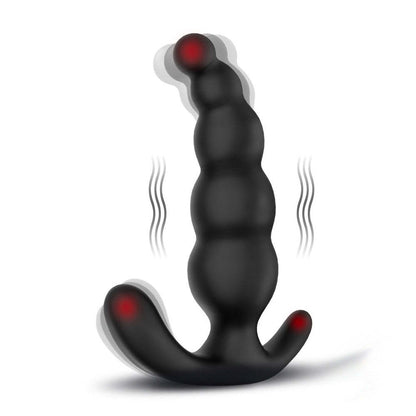 Silicone Thrusting Butt Plug Remote Vibrating Prostate Dildo
