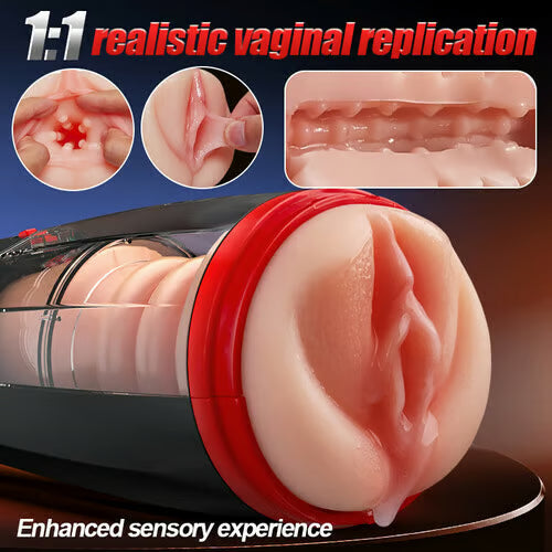 POWERFUL Lifelike Automatic Sucking Male Masturbation Cup