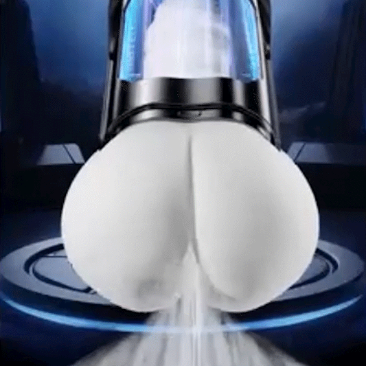 ASS - Automatic Male Sex Toys with Realistic Ass Vagina 360° Heating 10 Vibration & 7 Thrustion