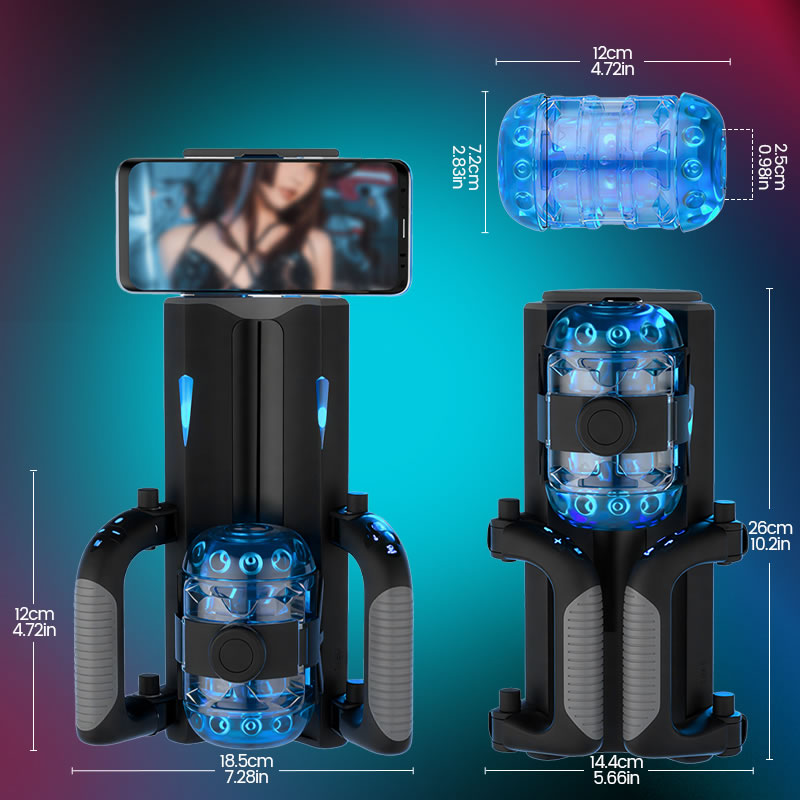 Venom - Telescopic Adjustable Tightness Phone Stand Automatic Male Stroker