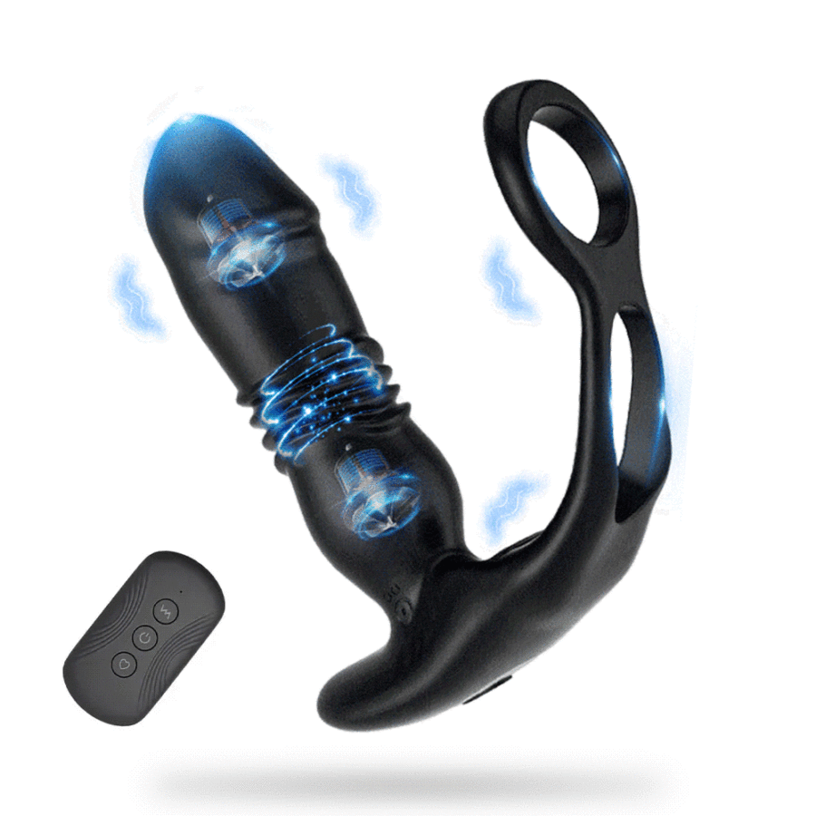 Uxol 3 in 1 Thrusting Prostate Massager Anal Vibrator