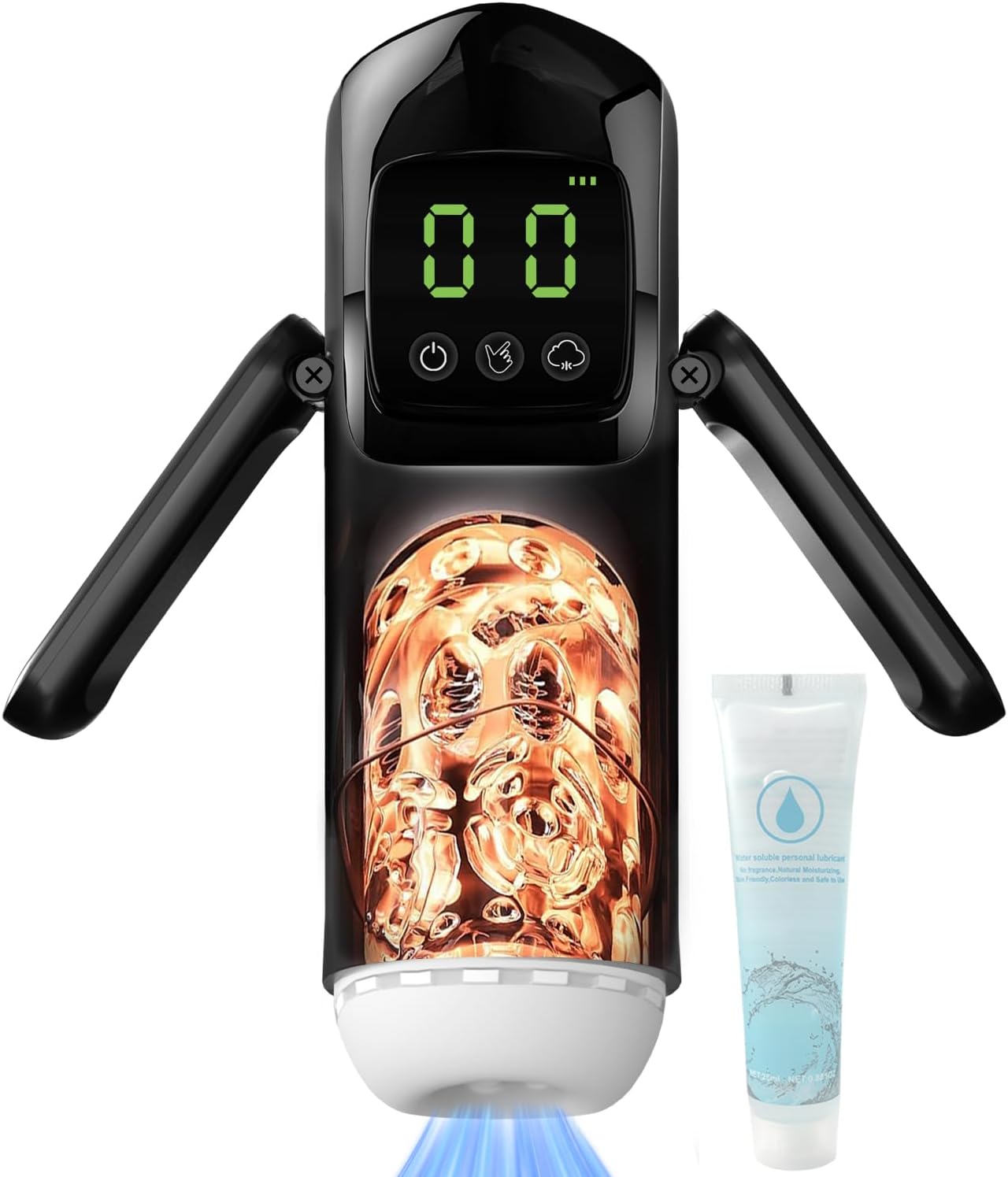 Hands Free Masturbators Stroker Blowjob with LCD Display