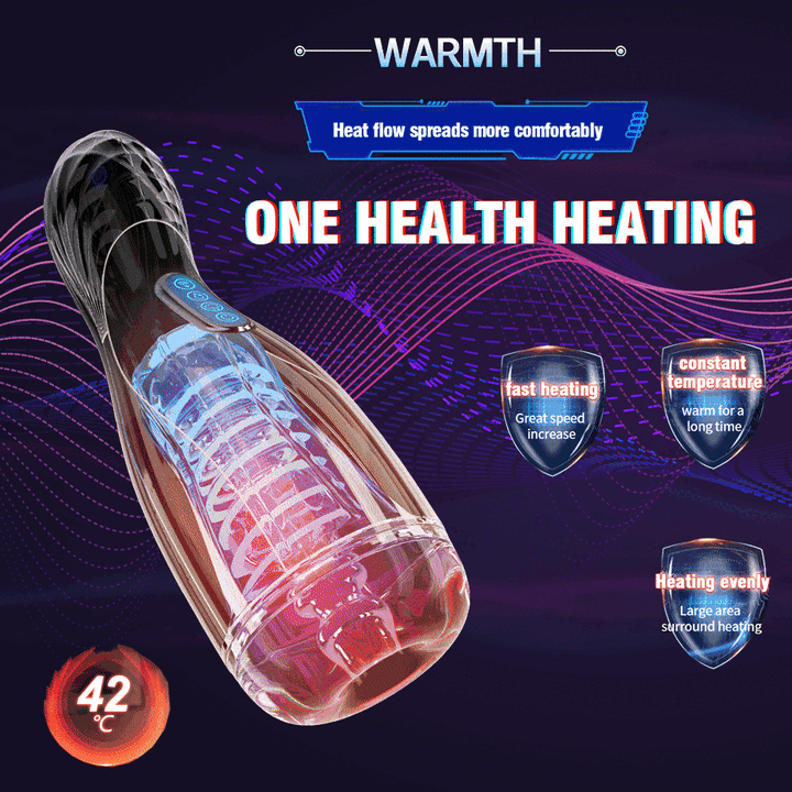 Soul - Sucking Vaginal Mouth Intelligent Heated Masturbator Adult Sex Toys For Men