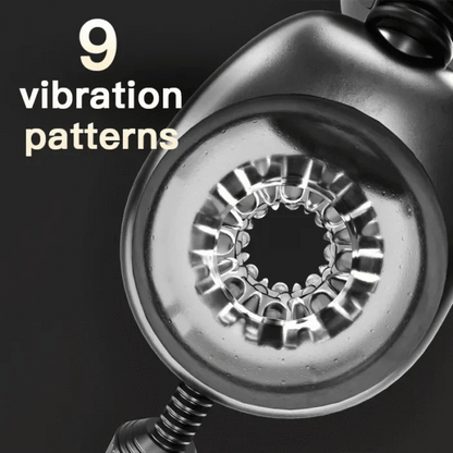 Beckett - Advanced Wearable Male Masturbator: 9 Swinging & 9 Vibrating Functions