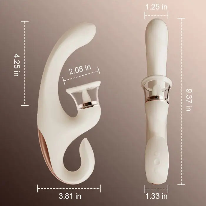 Clitoral Arousal 9 Licking Vibrating 4 Sucking Triple Stimulation Vibrator