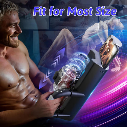 LBoogy - Hands Free Pocket Pussy with 12cm Thrusting Distance Blowjob Machine