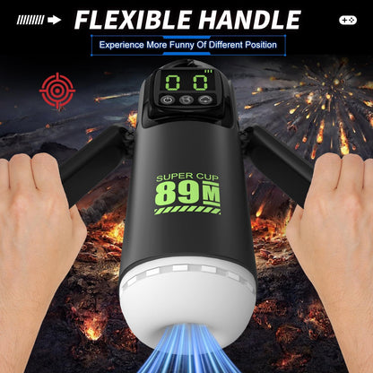Hands Free Masturbators Stroker Blowjob with LCD Display