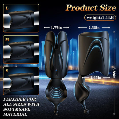 Dave - Double Action Penis Training Vibrator with 10 Modes