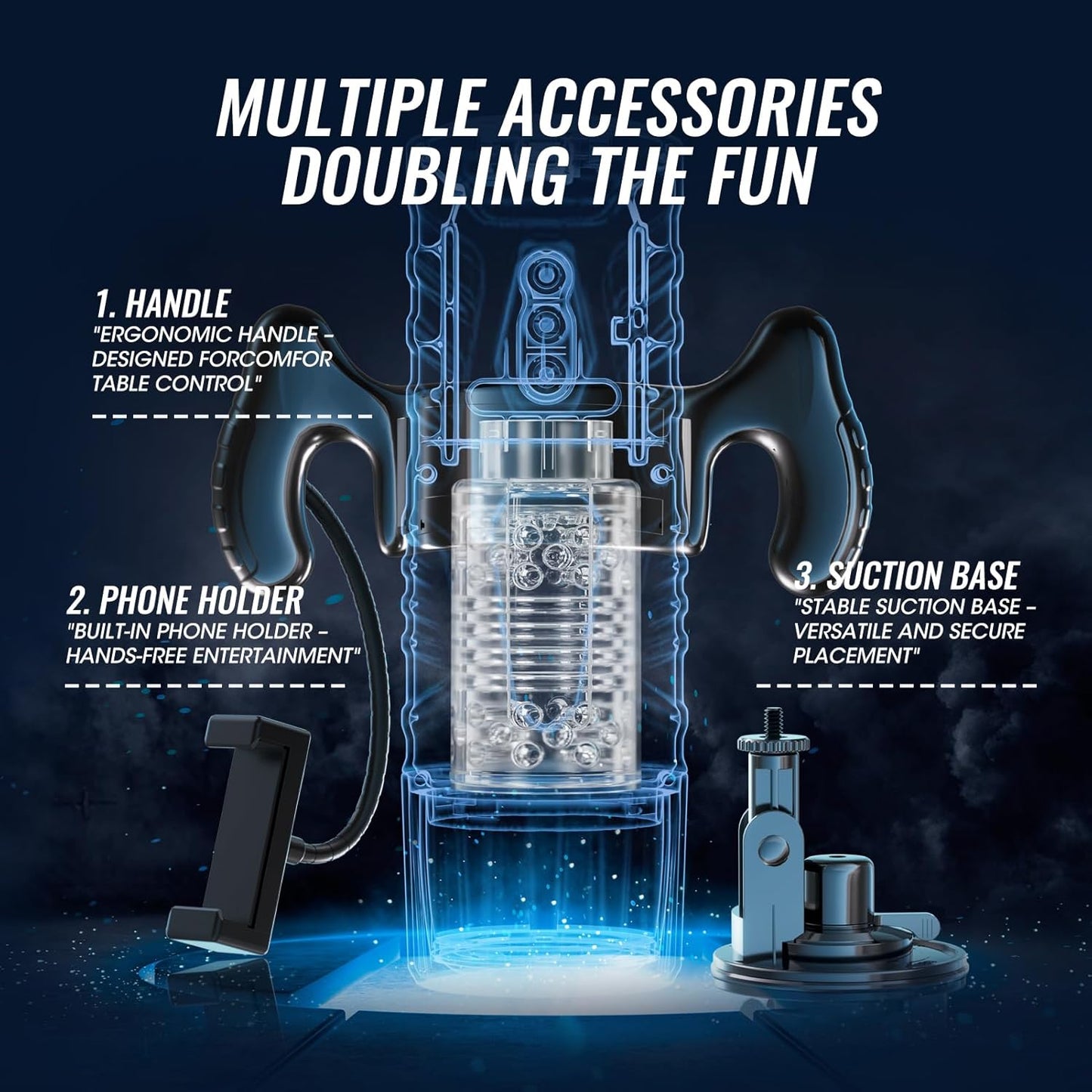 EINSEO - AI Interactive Adult Toy 7 Thrusting & Rotating Modes with Handle