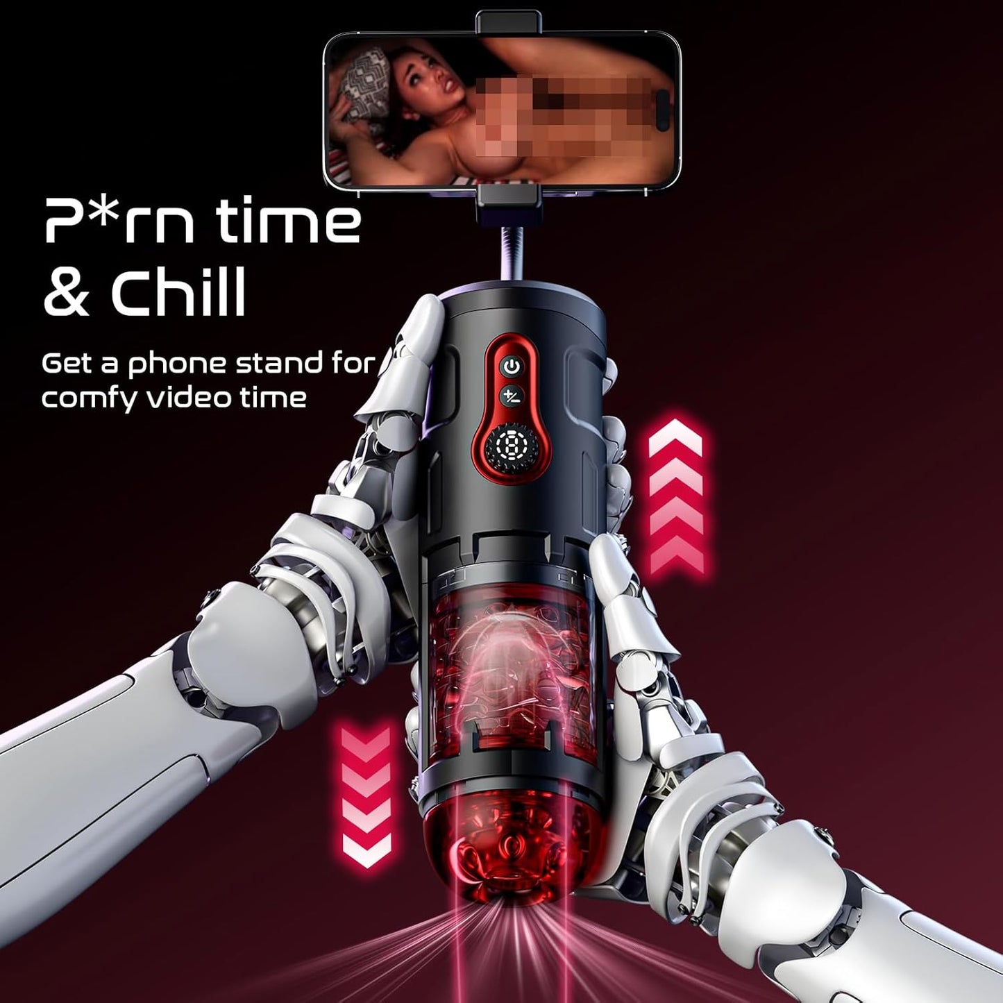 Male masturbator with 5 thrustings & 9 rotations Masturbation Cup