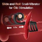 Couple Vibrating Cock Ring – 10 Vibration Modes, Rechargeable Silicone Ring