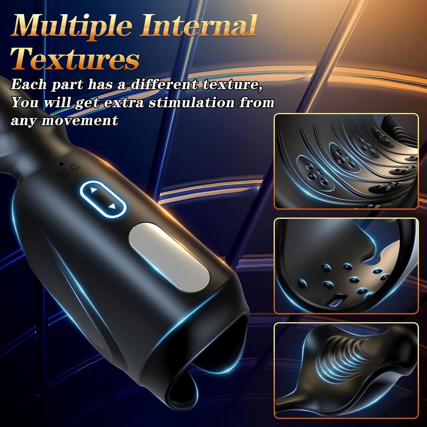 Dave - Double Action Penis Training Vibrator with 10 Modes