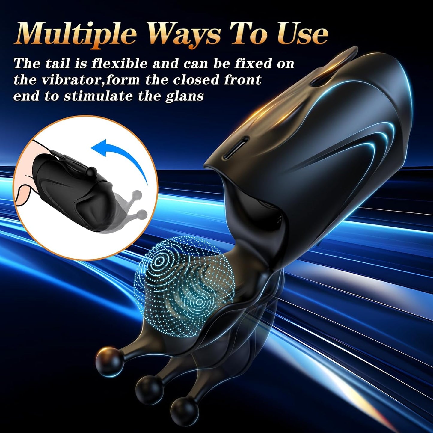Dave - Double Action Penis Training Vibrator with 10 Modes