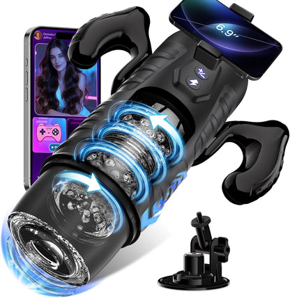 EINSEO - AI Interactive Adult Toy 7 Thrusting & Rotating Modes with Handle