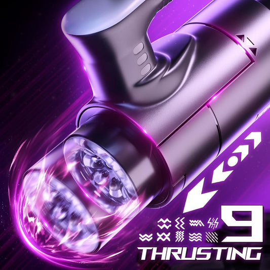 Automatic Stroker with 9 Thrusting & Rotating Sex Machine