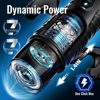 EINSEO - AI Interactive Adult Toy 7 Thrusting & Rotating Modes with Handle