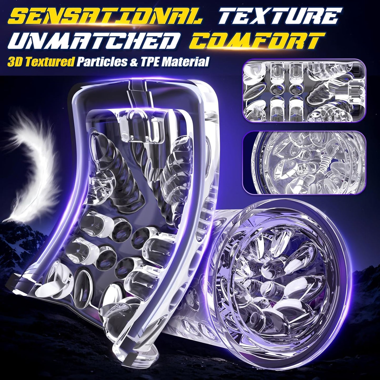 Aurora - Automatic Male Masturbator with 7 Thrust & Rotation Modes