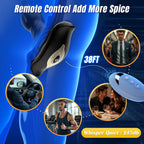 Male Prostate Massager – 9 Vibration & Thrust Modes, Remote-Controlled Anal Toy