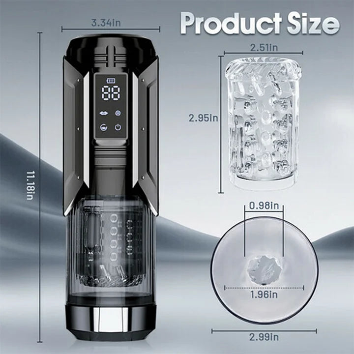 EIN - 4-in-1 Automatic 3D Realistic Textured Blowjob Male Masturbator