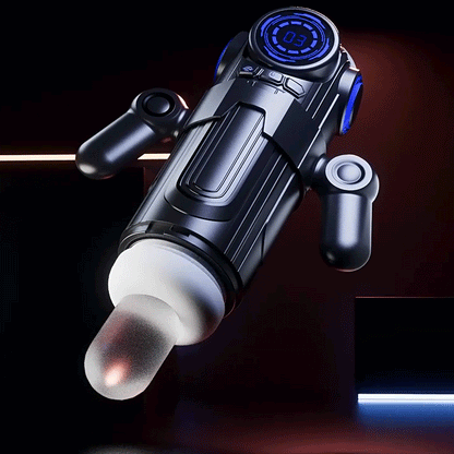 Cafatop - Automatic 3 Sucking & 6 Thrusting with Handle Stroker for Adult Men