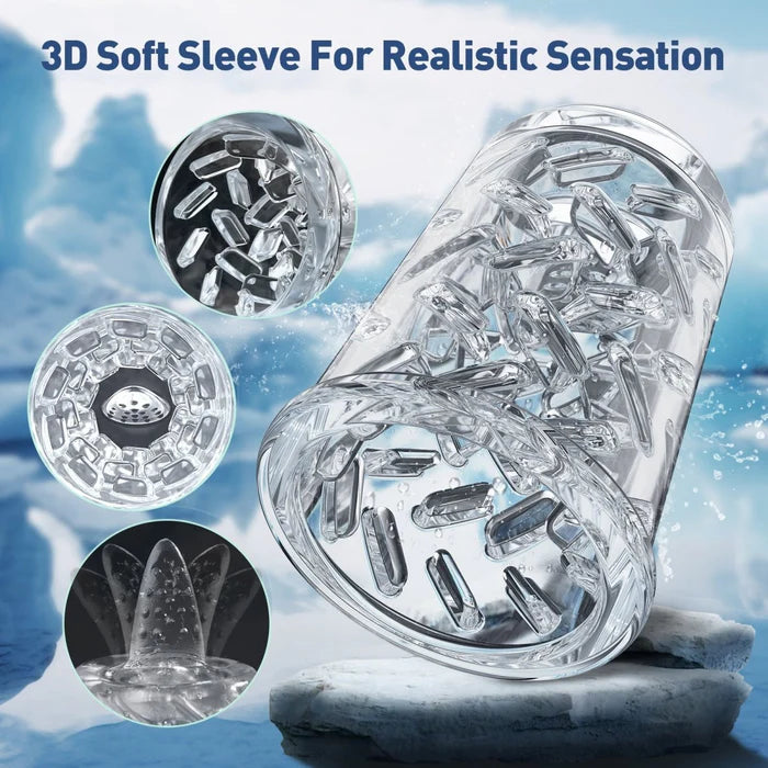 Auto-Rotate & Thrust Male Masturbator – Hands-Free Rotating Suction Cup Stroker