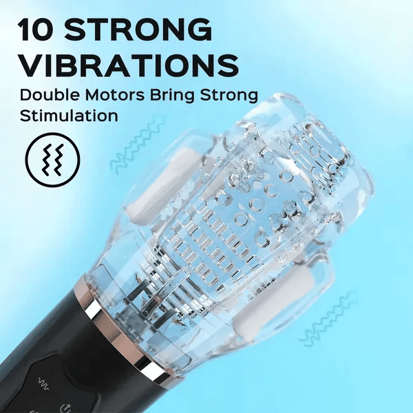 Gawk 3000 2nd Generation Dual Motor Blowjob Simulator Vibration Sucking