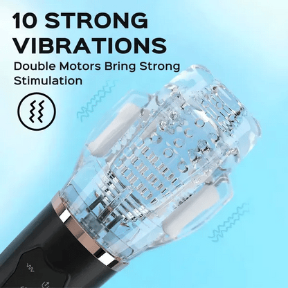 Gawk 3000 2nd Generation Dual Motor Blowjob Simulator Vibration Sucking