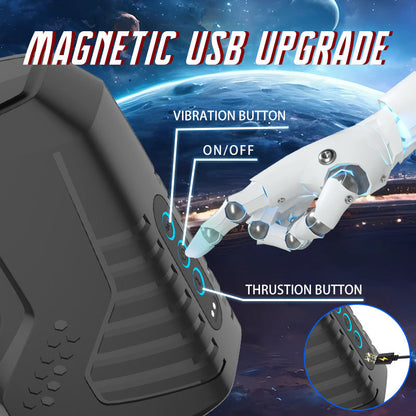 Automatic Thrusting & Vibrating Male Masturbator - Space Capsule Design