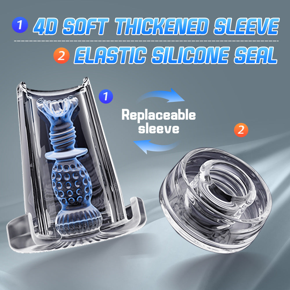 Penis Pump Enlarger - Transparent Visual Male Sex Toys