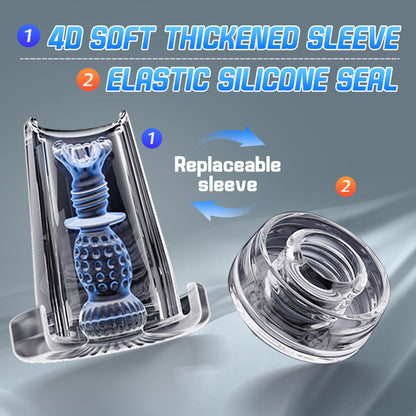 Penis Pump Enlarger - Transparent Visual Male Sex Toys