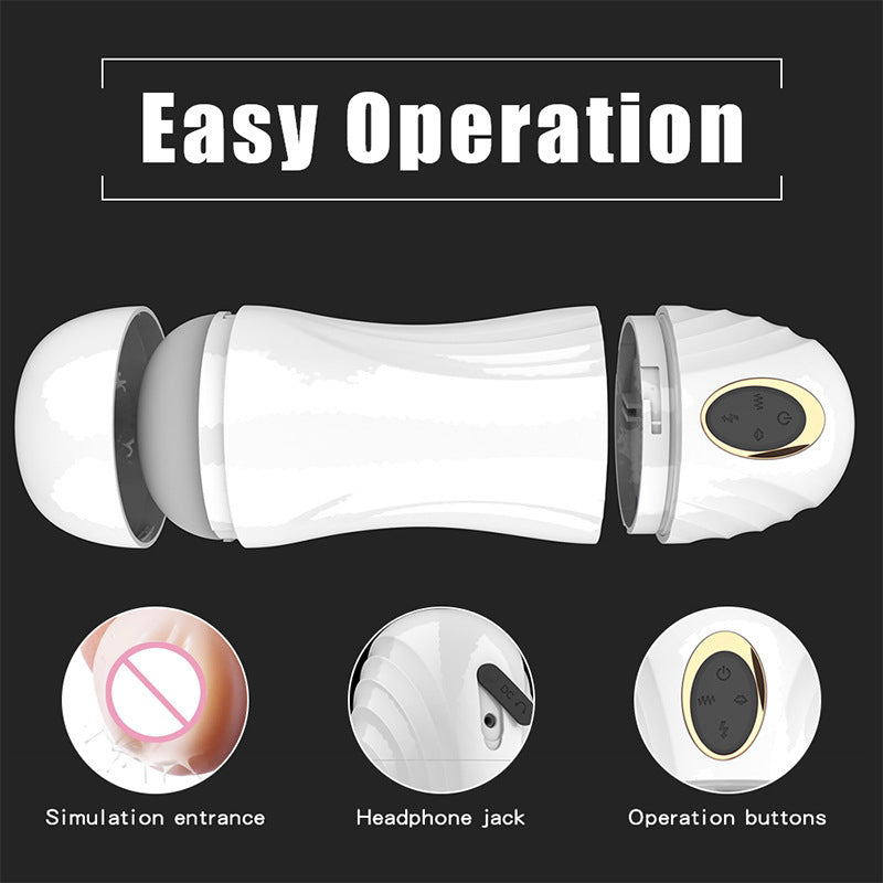 3D Automatic Male Masturbator Cup - 360° Suction, Vibration & Deep Throat