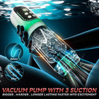 7 Thrusting Rotating Vibrating Sucking 3D Stroker Mens Sex Toys