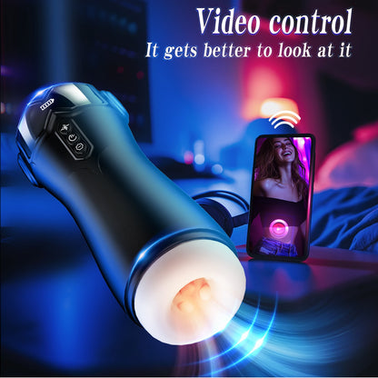 Hands-Free Male Masturbator - Automatic Suction & Vibration