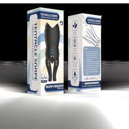 Claw-Grip Automatic Male Penis Vibrator - Tentacle Sleeve with Multi-Mode Pulses