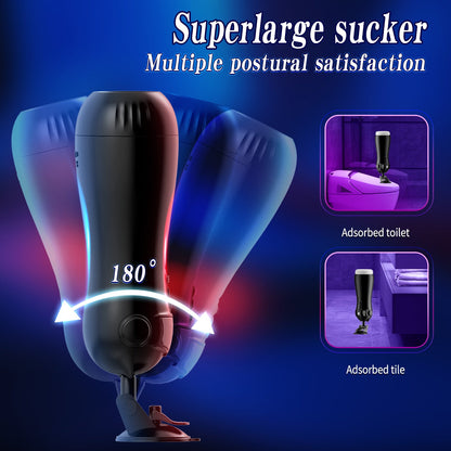 Hands-Free Male Masturbator - Automatic Suction & Vibration
