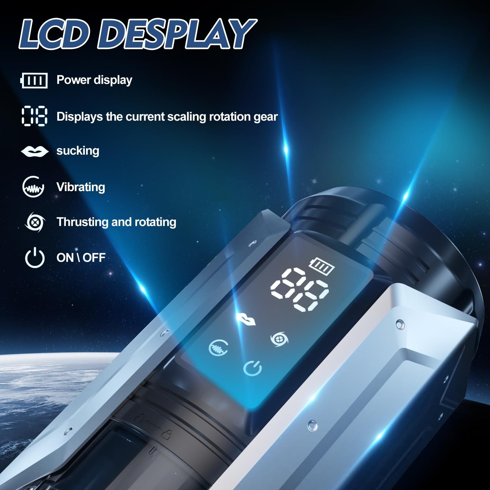 Automatic Male Masturbator Sex Toys - 3D Realistic Textured Blowjob Sex Toy