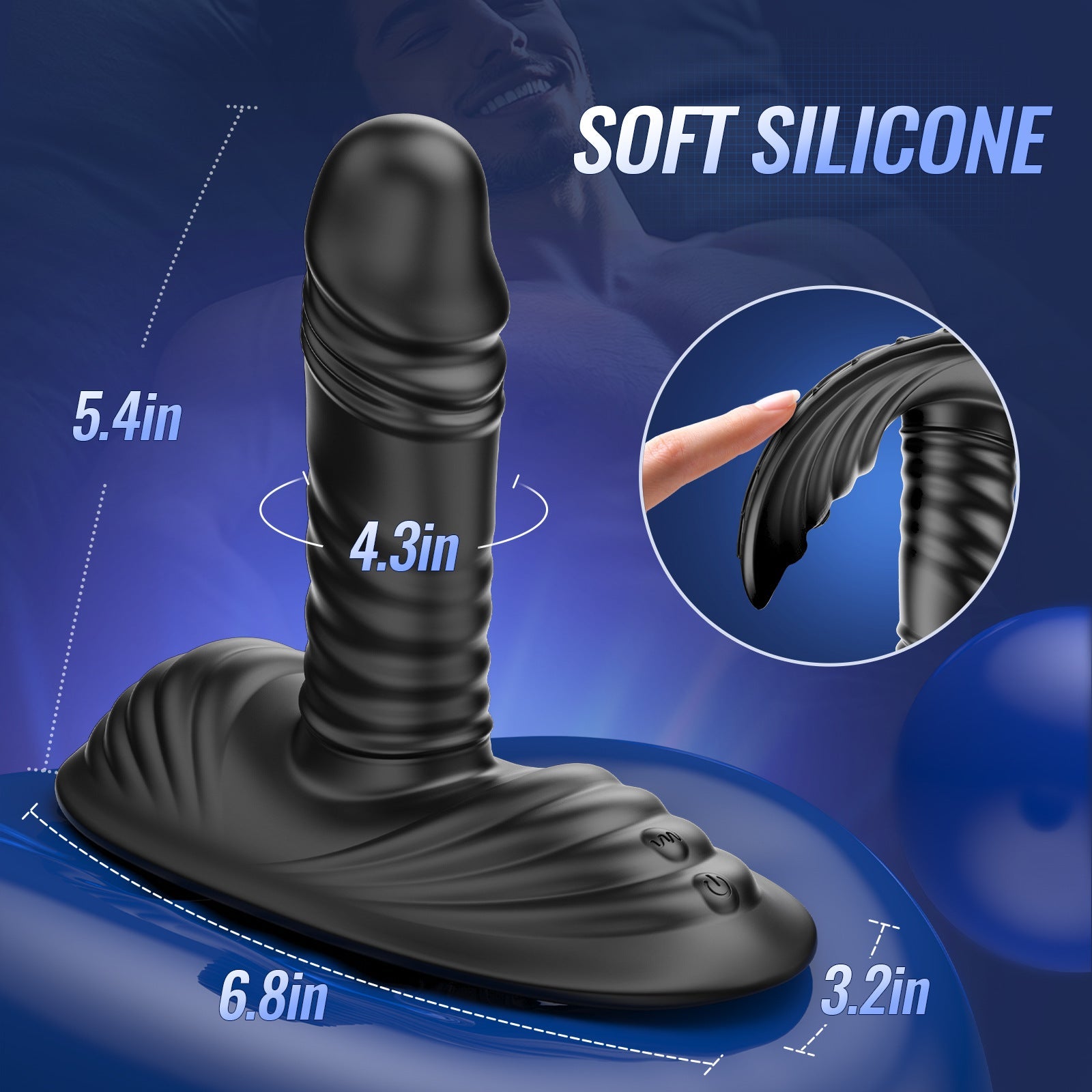 Prostate Massager for Men – P-Spot, Anal & Perineum Stimulation