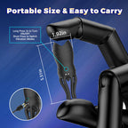 Claw-Grip Automatic Male Penis Vibrator - Tentacle Sleeve with Multi-Mode Pulses