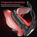 App-Controlled Dual-Ring + Prostate Plug for Men