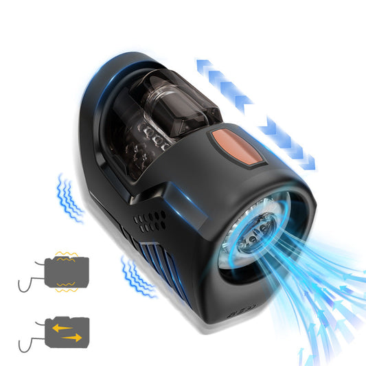 Automatic Thrusting & Vibrating Male Masturbator - Space Capsule Design